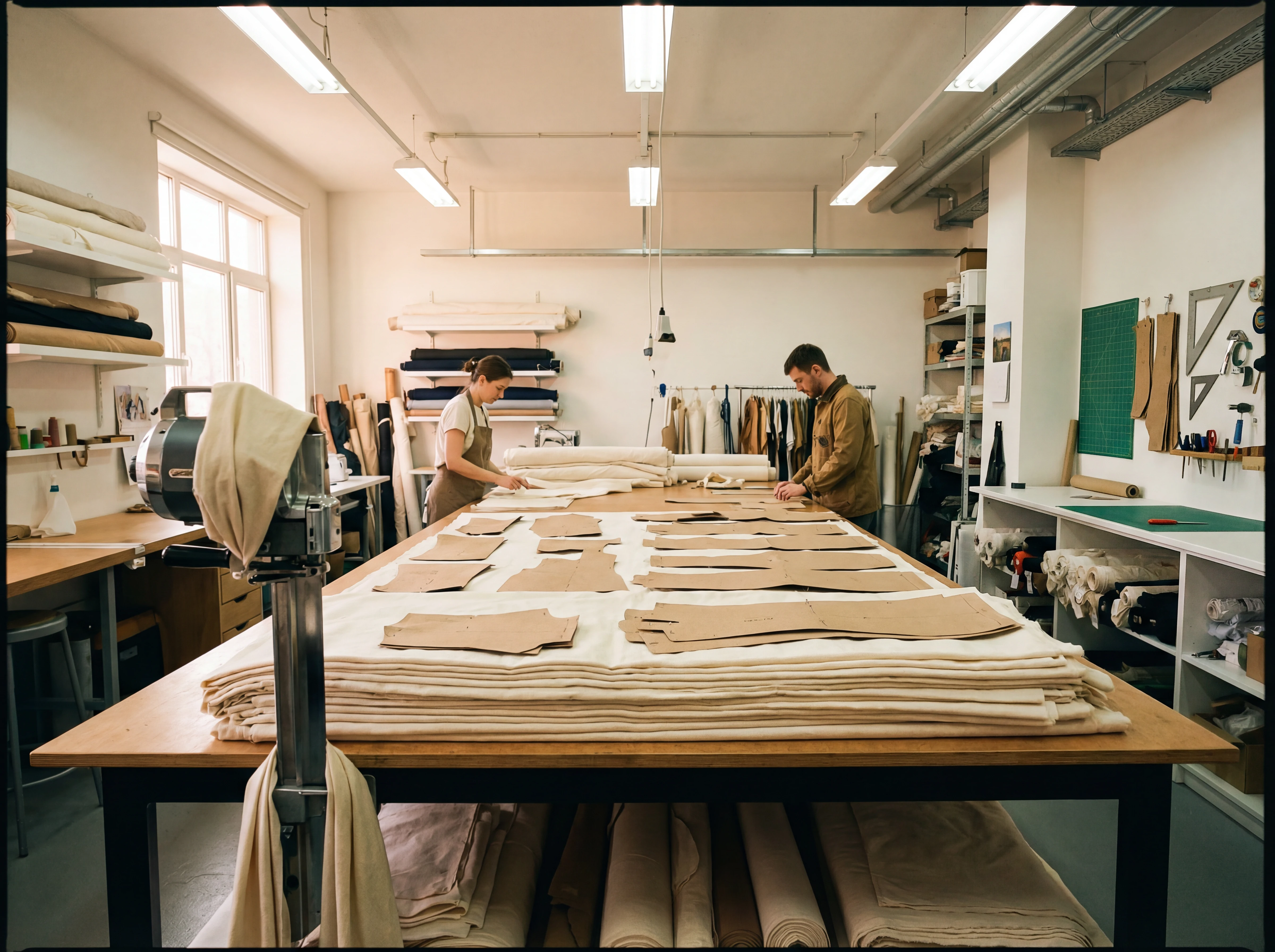 Krojownia usługowa - profesjonalne krojenie tkanin na dużą skalę